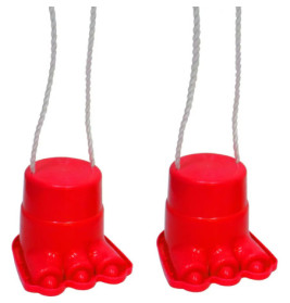 Outdoor active Laufdosen ''Dino-Füße'', 2-fach sortiert