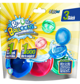 XTREM TOYS & SPORTS Re-Use-Balloons, 3er Set