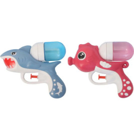 Splash & Fun Wasserpistole Meerestier 13 cm, 2-fach sortiert