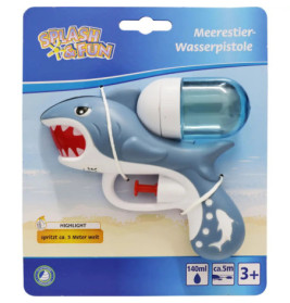 Splash & Fun Wasserpistole Meerestier 13 cm, 2-fach sortiert