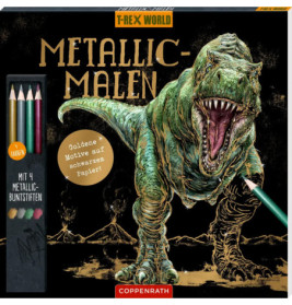 Metallic-Malen (mit Metallic-Buntstiften) - T-Rex World