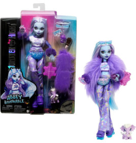 Monster-High-Puppe, Abbey Bominable Yeti-Modepuppe mit Accessoires