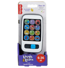 Fisher-Price Lernspaß Smartphone Musiklernspielzeug für Babys, grau, deutsche Version