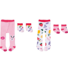 BABY born Strumpfhosen & Socken, 2 ass. 43cm