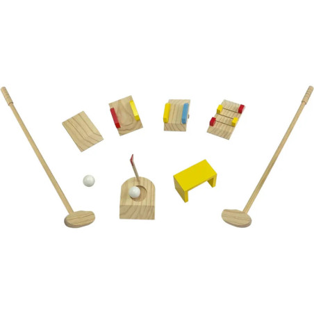Outdoor active Minigolf-Set 11-teilig