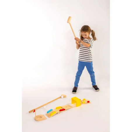 Outdoor active Minigolf-Set 11-teilig