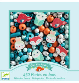 Schmuck basteln: Holzperlen, kleine Tiere