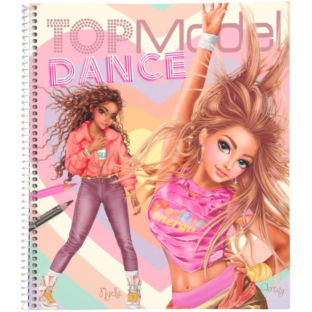 TOPModel DANCE Malbuch