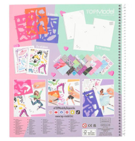 TOPModel DANCE Malbuch