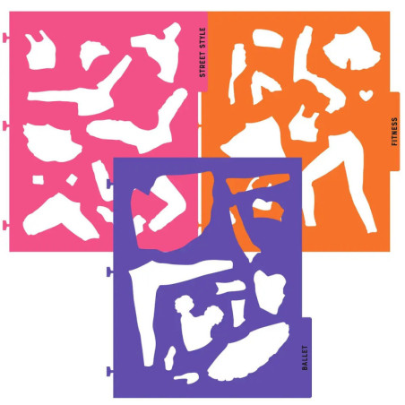 TOPModel DANCE Malbuch