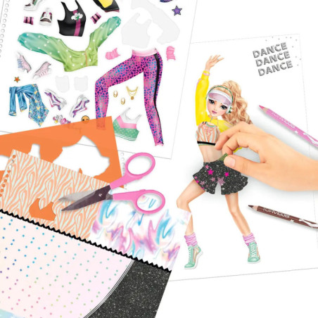 TOPModel DANCE Malbuch