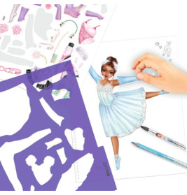 TOPModel DANCE Malbuch