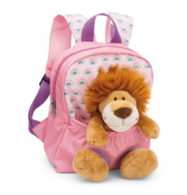 Rucksack mit Löwe Plüschtier