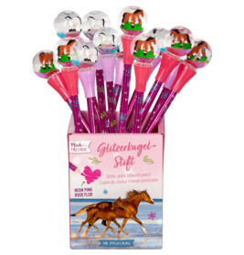 Glitzerkugel-Stift - Pferdefre unde