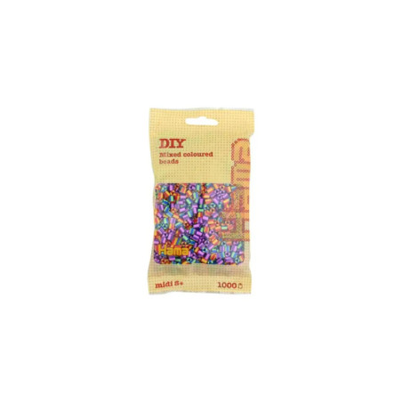 HAMA Perlen getreift mixed Col our 1.000St.