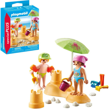 PLAYMOBIL 71581 Kids mit Sandburg