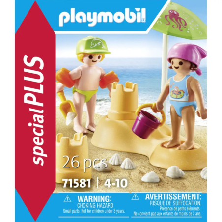 PLAYMOBIL 71581 Kids mit Sandburg