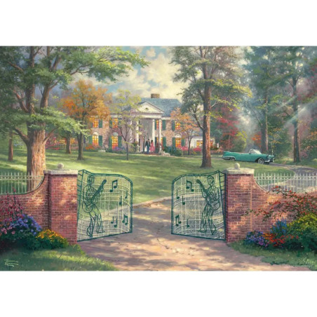 Graceland 50th Anniversary, Puzzle Thomas Kinkade 1.000 Teile