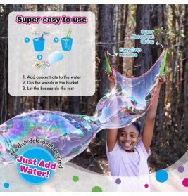 South Beach Bubbles: Riesenseifenblasen-Set