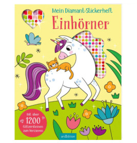 Mein Diamant-Stickerheft – Einhörner