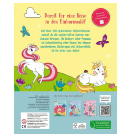 Mein Diamant-Stickerheft – Einhörner