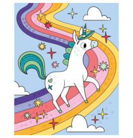 Mein Diamant-Stickerheft – Einhörner