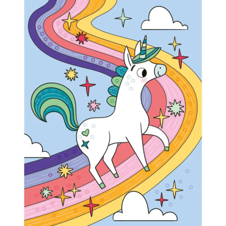 Mein Diamant-Stickerheft – Einhörner
