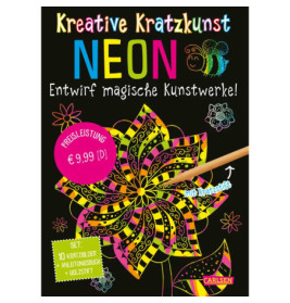 Kratzbilder für Kinder: Kreative Kratzkunst: Neon