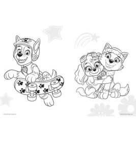 PAW Patrol: Malspaß mit Fensterstickern