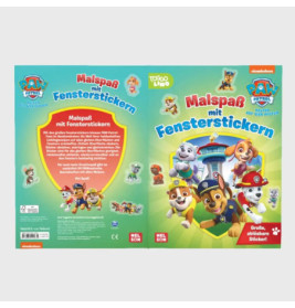 PAW Patrol: Malspaß mit Fensterstickern