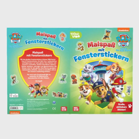 PAW Patrol: Malspaß mit Fensterstickern