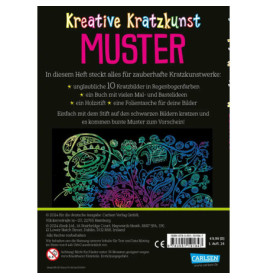 Kratzbilder für Kinder: Kreative Kratzkunst: Muster