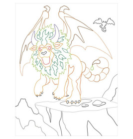 Zauberbilder – Monster und Drachen