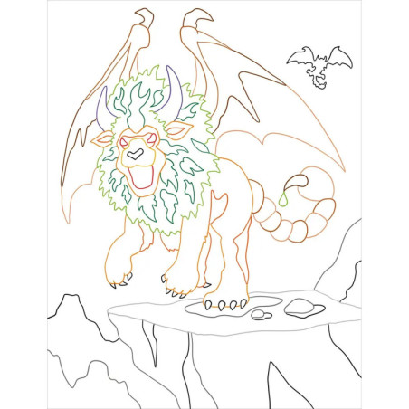 Zauberbilder – Monster und Drachen