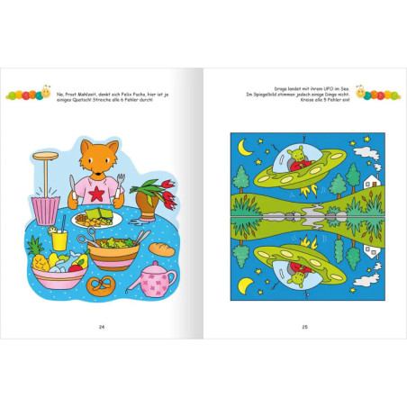 Lernraupe – Mein Übungsheft – Denkspiele