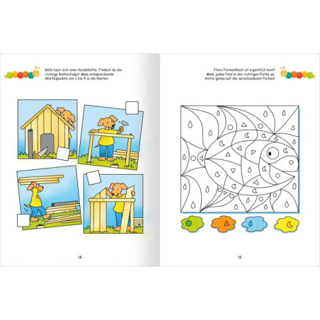 Lernraupe – Mein Übungsheft – Denkspiele