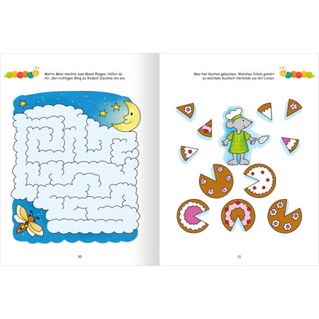 Lernraupe – Mein Übungsheft – Denkspiele