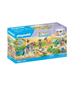 Playmobil Horses of Waterfall, Spielset mit Figuren, Pferden und Zubehör, geeignet für Kinder von 4-10 Jahren.