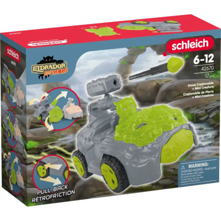 schleich®  ELDRADOR CREATURES 42670 Stein-Crashmobil mit Mini Creature