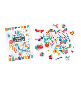 ABC CHAMPIONS Jumbo-Sticker-Set 50-teilig Sticker-Zauber mit ABC-Power!