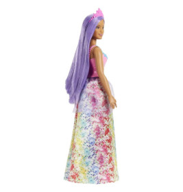 Mattel HGR17 Barbie Dreamtopia Prinzessinnen-Puppe (kurvig, brünettes Haar), ab 3 Jahren