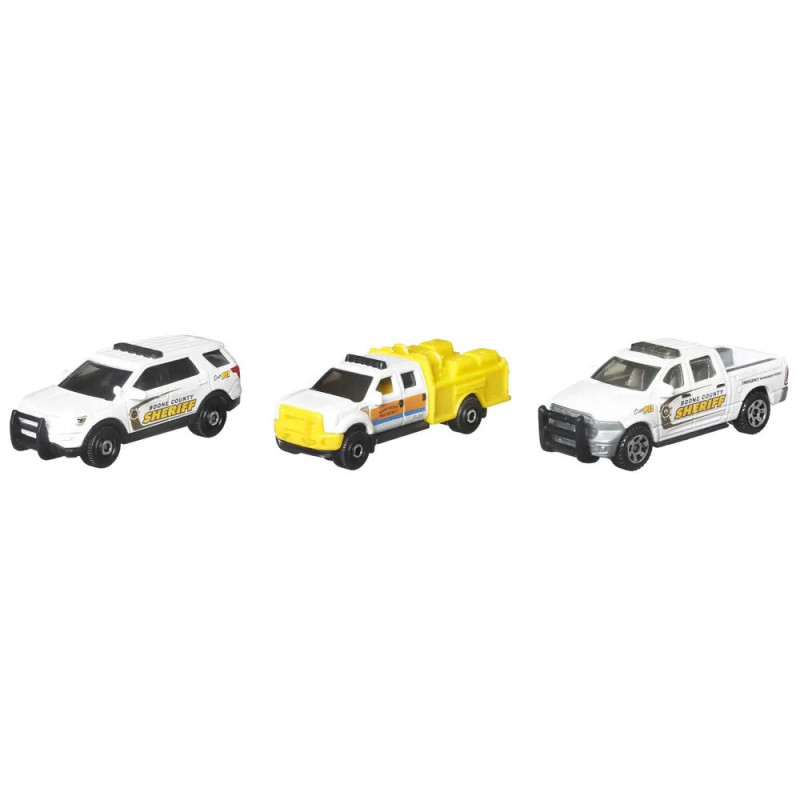 Mattel C3713 Matchbox Die-Cast 3-Pack, sortiert (1 Stück)
