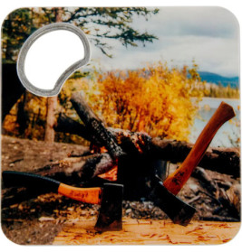 Untersetzer m.Flaschenöffner HOPFENHEBEL - Urban&Gray, sortiert (1 Stück)