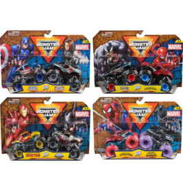 MNJ Monster Jam 2-Pack 1:64 M arvel