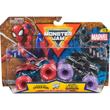 MNJ Monster Jam 2-Pack 1:64 M arvel
