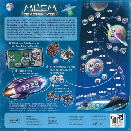 Asmodee MLEM Die Astrokatzen