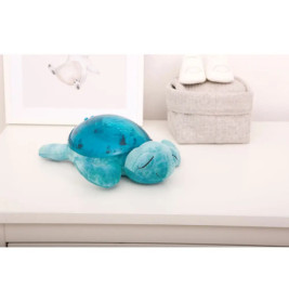 Cloudb Nachtlicht Tranquil Turtle™ Einschlafhilfe Schildkröte Aqua (wiederaufladbar)