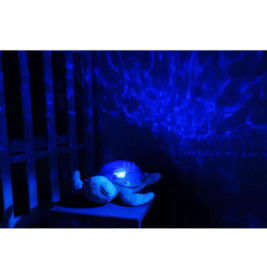 Cloudb Nachtlicht Tranquil Turtle™ Einschlafhilfe Schildkröte Aqua (wiederaufladbar)