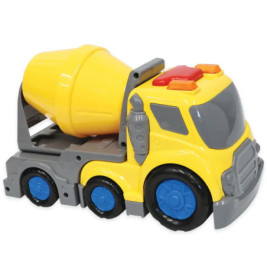 SpielMaus Baby Baufahrzeuge, Licht & Sound, Friktion, 2-fach sortiert