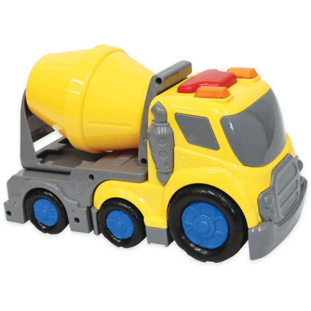 SpielMaus Baby Baufahrzeuge, Licht & Sound, Friktion, 2-fach sortiert